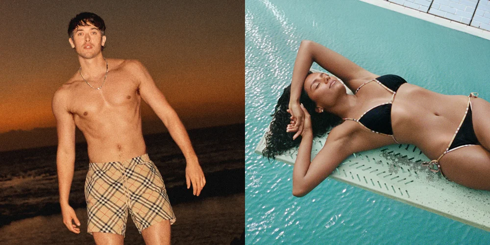 Tom Blyth & Simone Ashley Strip Down to Swimwear for Burberry’s High Summer Campaign! | Burberry, Fashion, Simone Ashley, Tom Blyth | Celebrity News and Gossip | Entertainment, Photos and Videos