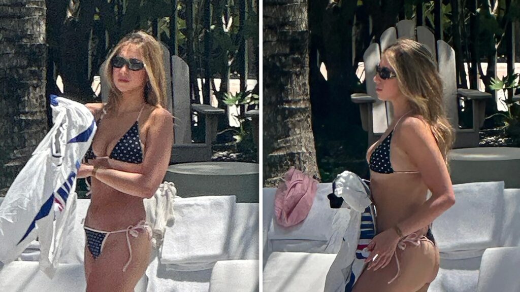 Tate McRae Shows Off Bikini Body During Miami Studio Break