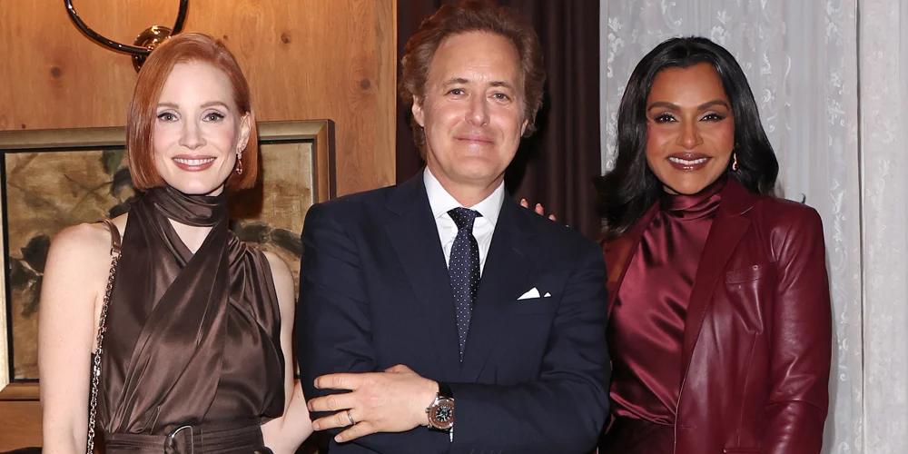 Jessica Chastain & Mindy Kaling Attend Exclusive Ralph Lauren Dinner During Milan Design Week | David Lauren, Event Photos, Fashion, Jane Krakowski, Jessica Chastain, Mindy Kaling, Ralph Lauren | Celebrity News and Gossip | Entertainment, Photos and Videos