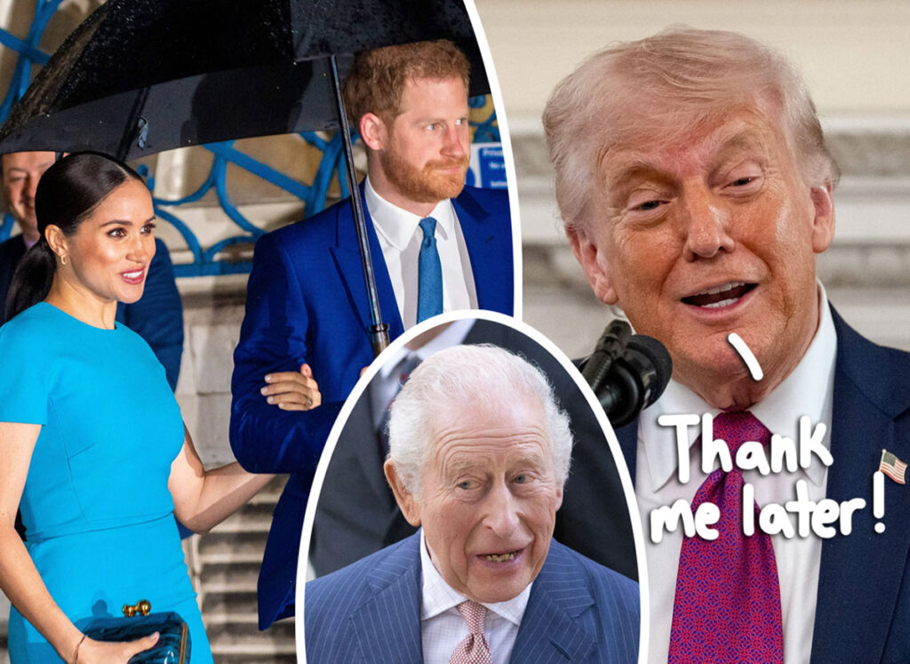 Trump’s Working On A Plan To Fix The Royal Rift Between King Charles, Prince Harry, & Meghan Markle – Here’s How!