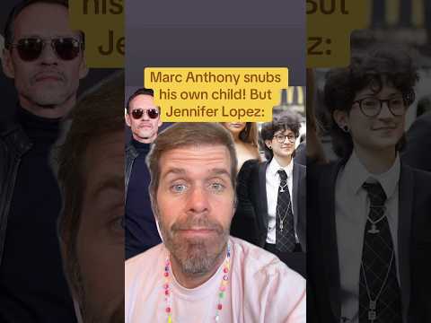 Marc Anthony Snubs His Own Child! But Jennifer Lopez: