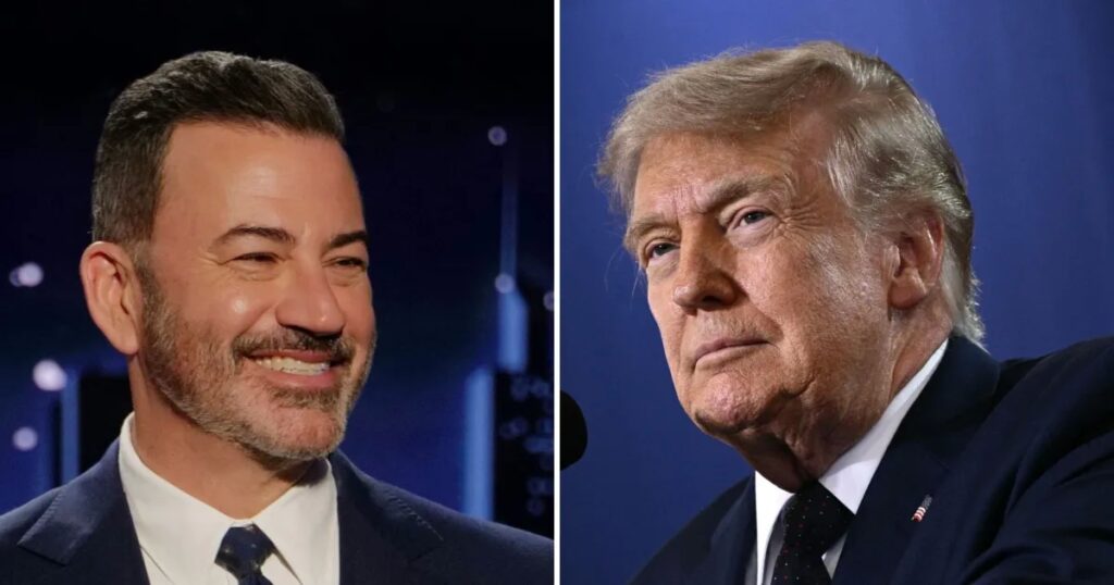 Jimmy Kimmel Roasts Trump for Skipping Don Jr.’s Wedding