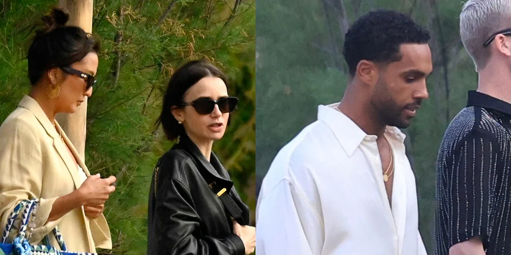 Lily Collins, Ashley Park & Lucien Laviscount Spotted During Break on Set of Final ‘Emily In Paris’ Season in Mykonos – Just Jared – Celebrity News and Gossip