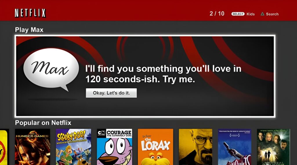 Remembering ‘Max’; Netflix’s Old “AI” Search Before AI Was Even A Thing