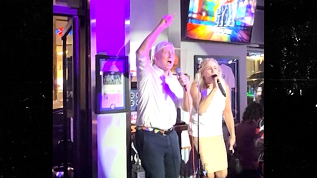 Tom Steyer Sings Karaoke With Drag Queens Night Before California Primary, On video