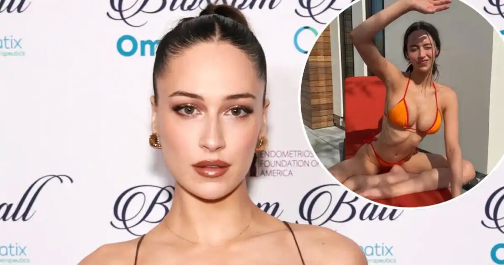 Elsie Hewitt Shows Off Post-Baby Body in String Bikini