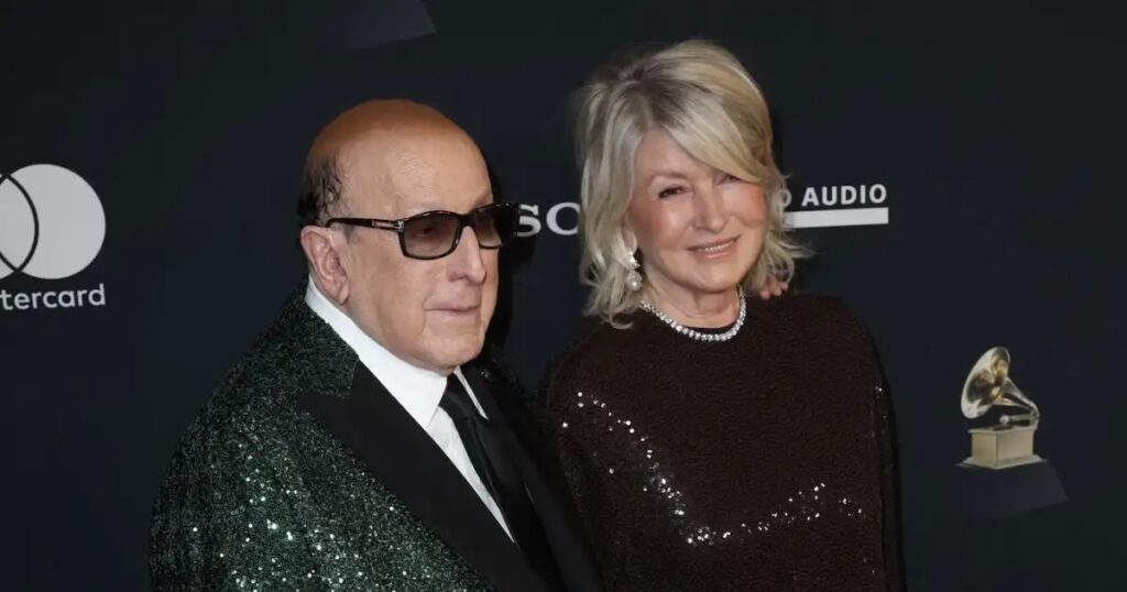 Martha Stewart Shares Touching Tribute to Late Clive Davis