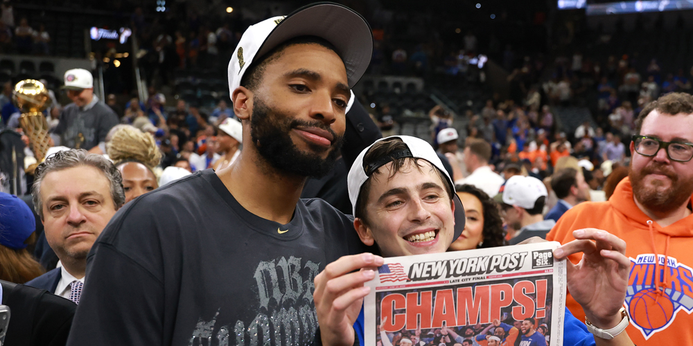 Timothee Chalamet Celebrates Knicks Win, Gets Sprayed With Champagne With Players In Locker Room – Just Jared – Celebrity News and Gossip