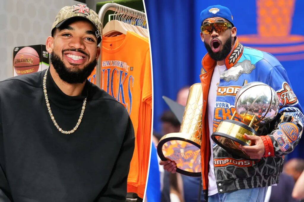 Knicks fan-favorite Karl-Anthony Towns shopping book after historic NBA championship run