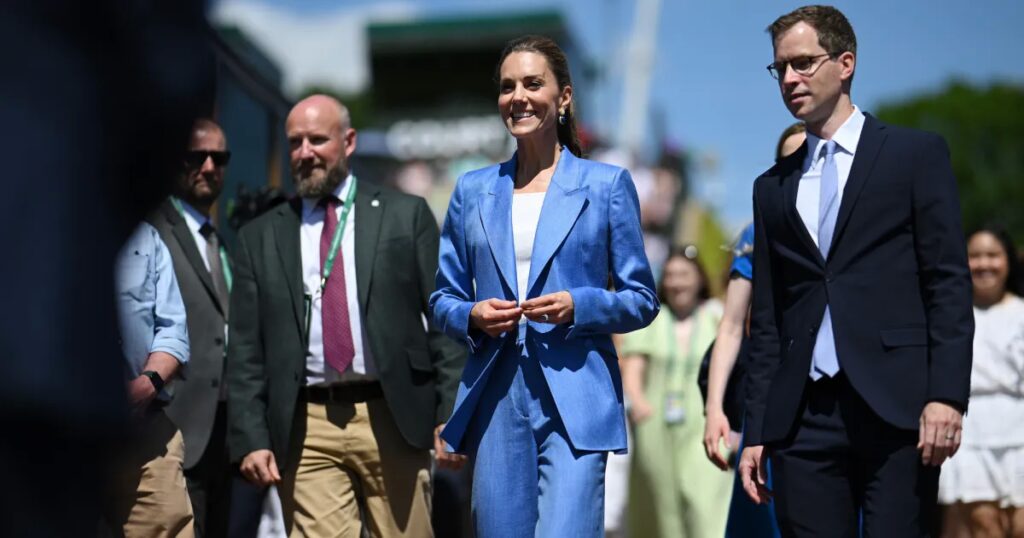 Kate Middleton Attends Wimbledon After Three Peaks Challenge