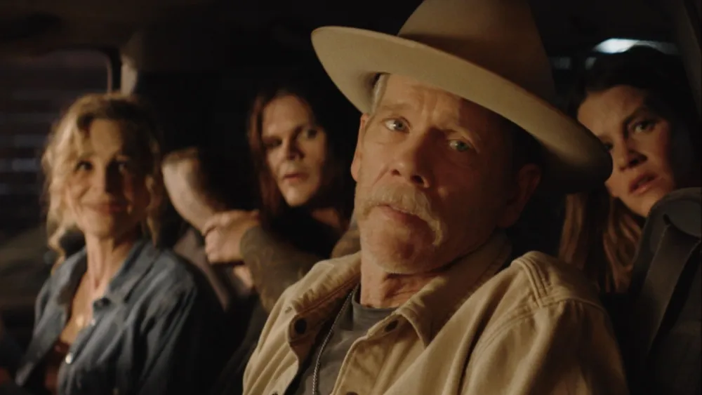 Kevin Bacon, Kyra Sedgwick and Travis Bacon on Slasher ‘Family Movie’
