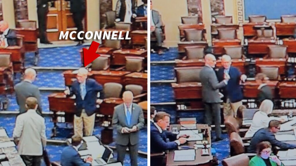 Mitch McConnell Repeatedly Confused on Senate Floor