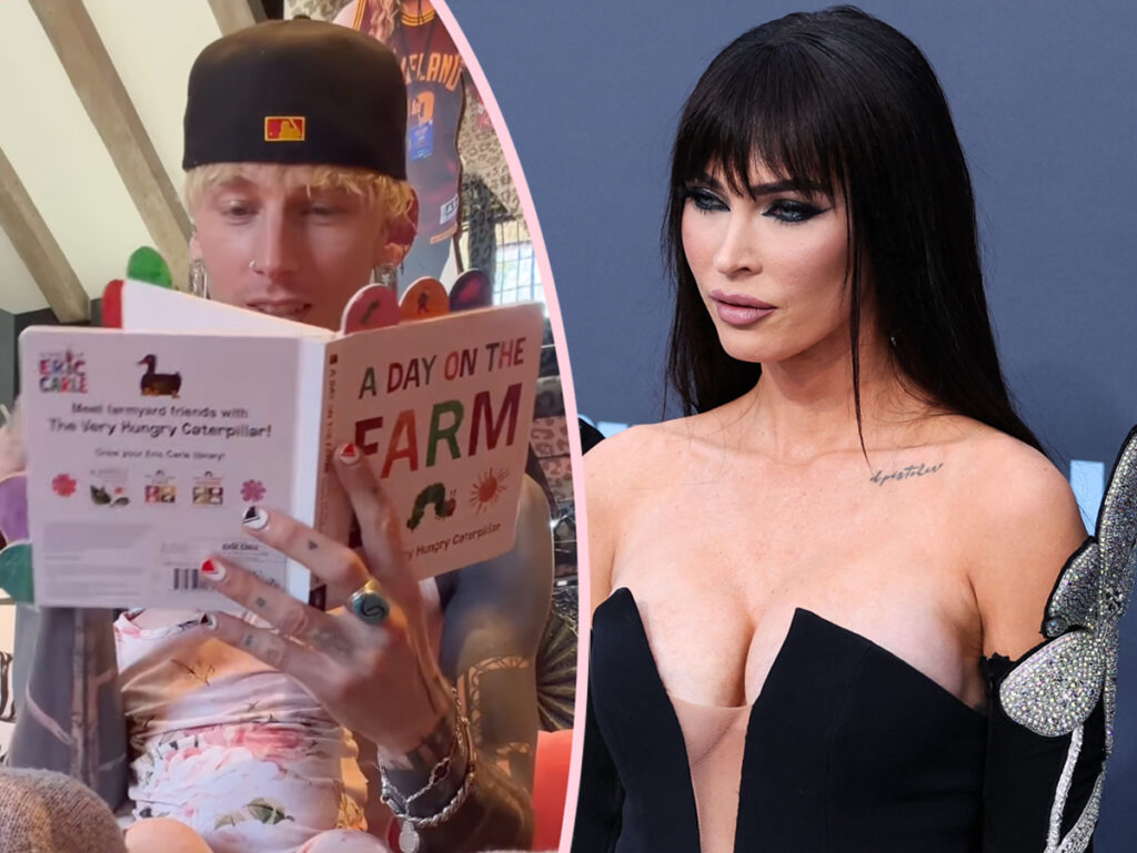 MGK & Megan Fox’s Baby Girl Makes Rare Appearance In New Video – WATCH!