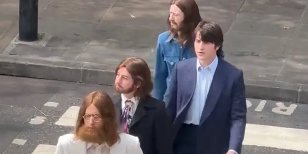 The Beatles’ Movie Actors Recreate Iconic Abbey Road Image