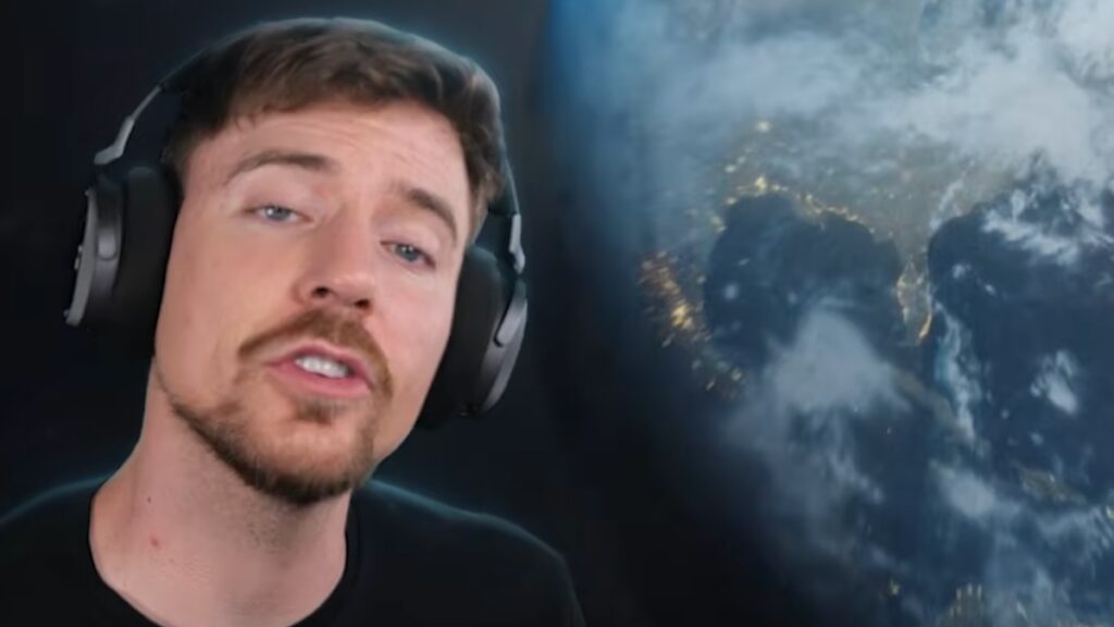 What Is the World’s Largest Minecraft Build? MrBeast Explores One-Trillion-Block Earth Recreation | Just Jared