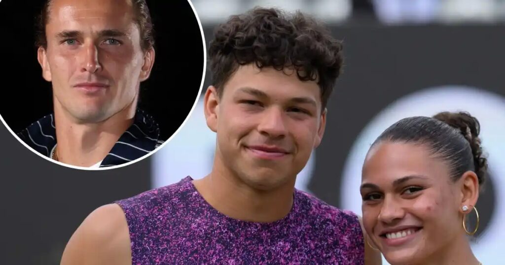 Alexander Zverev Beats Ben Shelton, Mocks GF Trinity Rodman