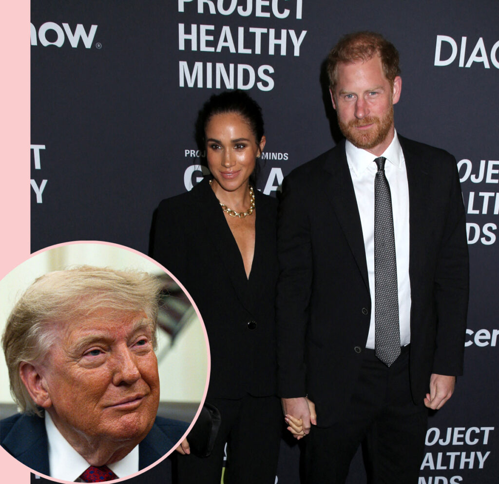 How Trump Responded When Asked About Prince Harry & Meghan Markle Leaving The US: ‘Not A Fan’