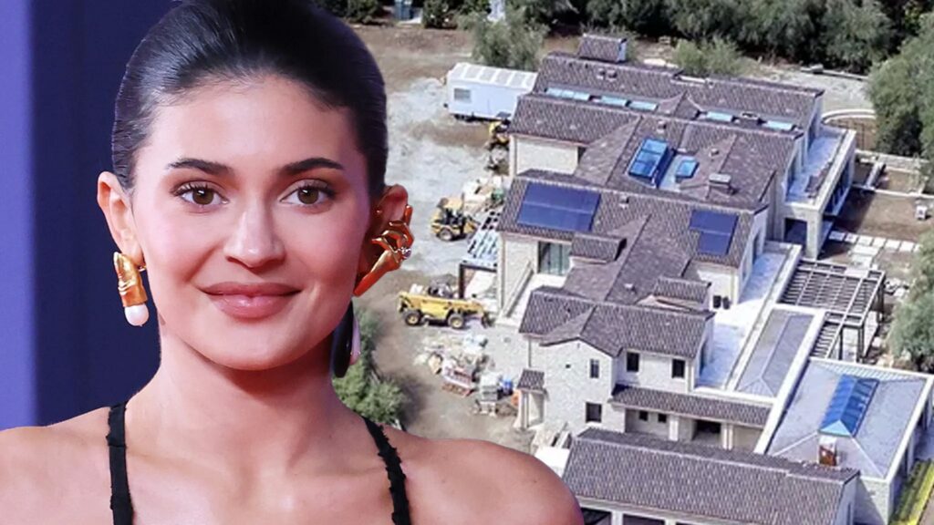 Kylie Jenner Shares Glimpse Inside Under Construction Mansion, Video
