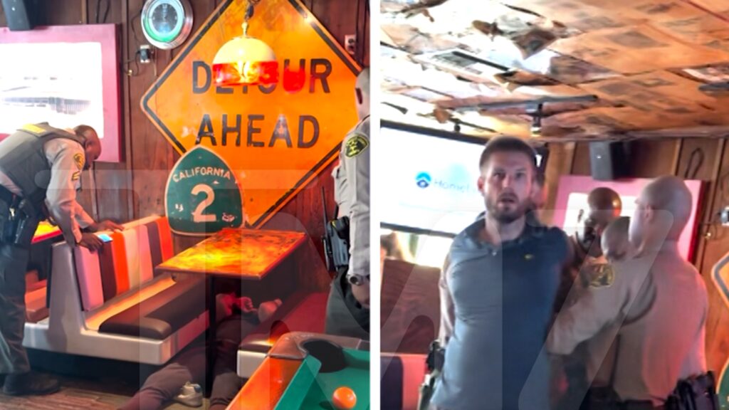 Hayden Panettiere’s BF Seen Wobbly, Spitting In Bar During Wild Barney’s Beanery Arrest