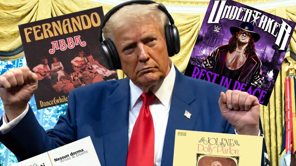 President Trump Gives Reporters a Taste of His Air Force One Playlist